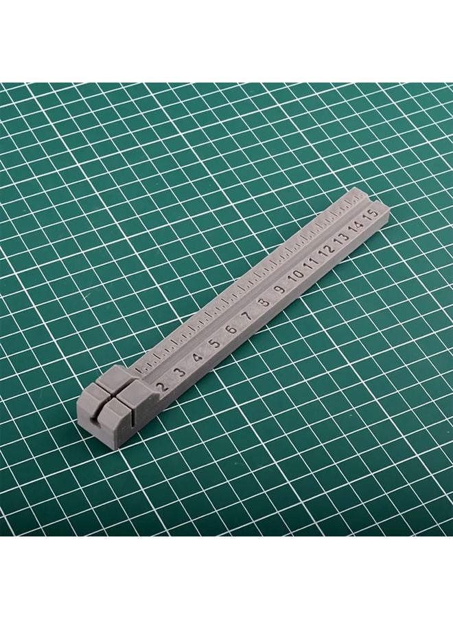 قاطع أنابيب PTFE الرمادي مع مسطرة مزدوجة القياس لأعمال الحرف اليدوية وصناعة النماذج - Image 5