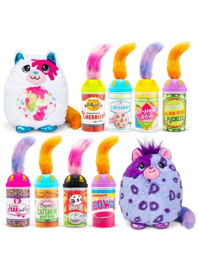 Basic Fun Misfittens Cats - Surprise Collectible Plush - Series 3 Wild Cats, Kittens, Stuffed Cat Plushie, Furry Surprise Toy for Girls, Boys, Kids and Toddlers Ages 3+, 1 Count (Pack of 1)  - Image 1