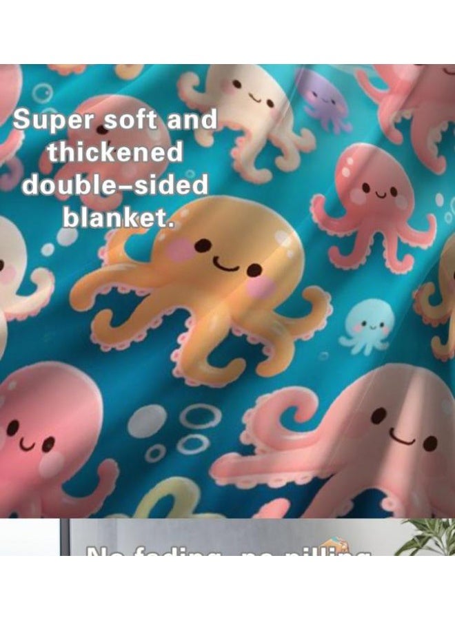 general Flannel thin blanket (warm and comfortable, suitable for sleep, gaming, dust removal and sandproof) 150cm*200cm - 676 - Image 5