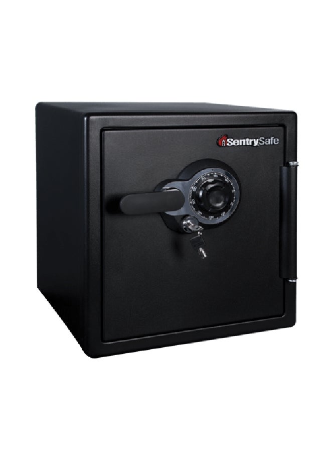 SentrySafe - Fireproof and Waterproof Dual Lock Safe Black 39kg SFW123DTB - Image 1