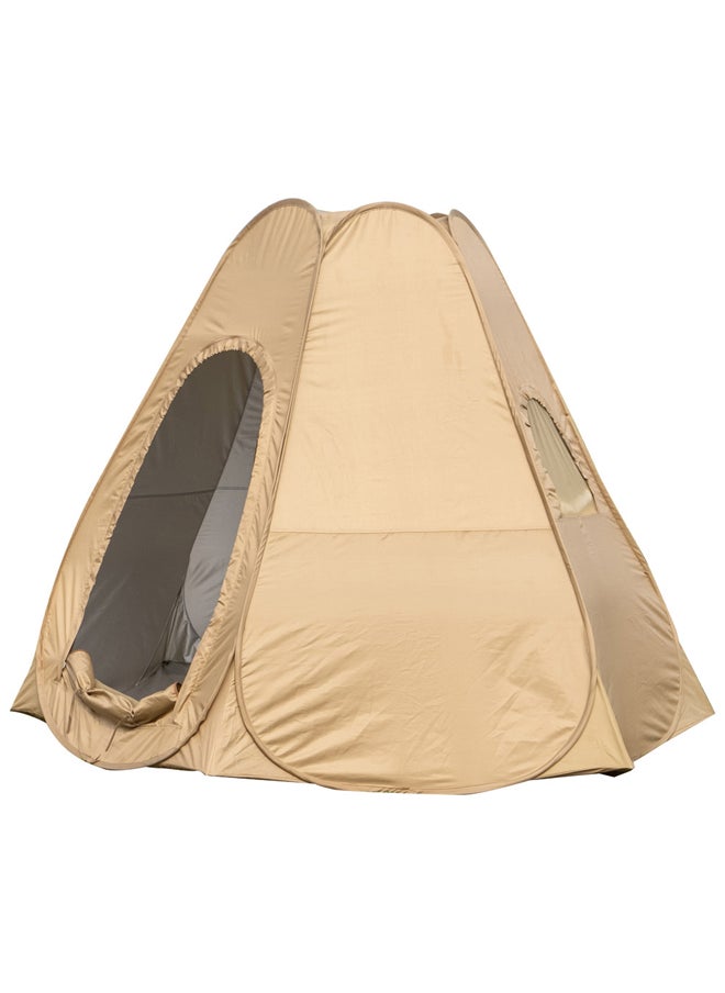 Automatic Setup Nylon Tent for Trips, Automatic Tent, Sandy, Size 200*200*160 Cm 