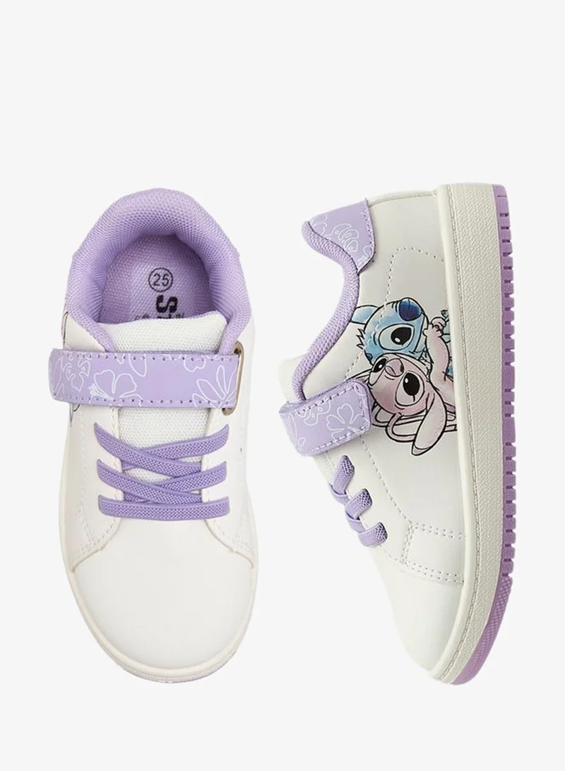 Disney Girls Hook & Loop Ankle Sneakers