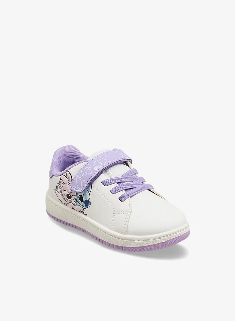 Disney Girls Hook & Loop Ankle Sneakers
