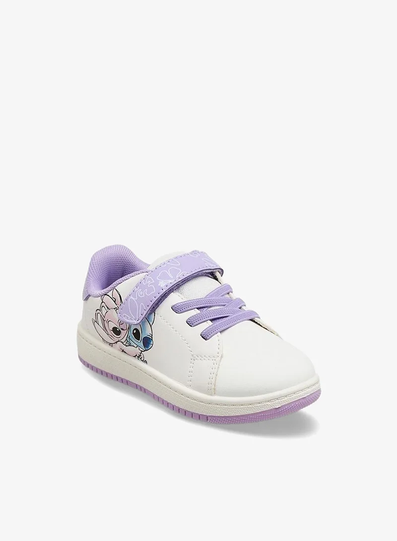 Disney Girls Hook & Loop Ankle Sneakers