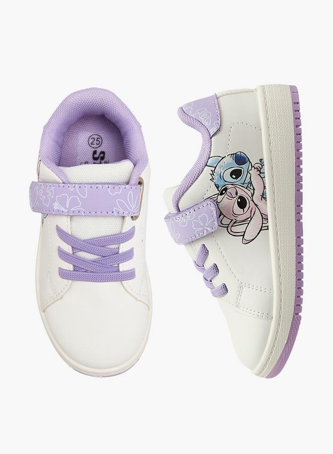 Disney Girls Hook & Loop Ankle Sneakers - Image 1