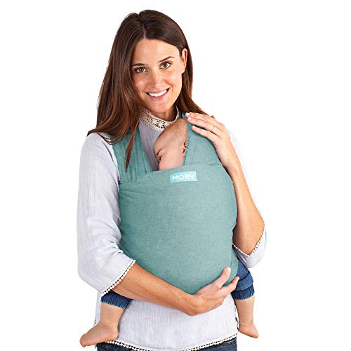 Moby Baby Wrap Carrier Element for Newborns to Toddlers 833lbs Infant Sling Carrier Ultra Lightweight Hands Free Design Adjustable for All Body Types Hydro