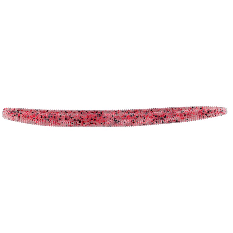 Yamamoto 5'' Senko Clear W/ Black & Red Flake (10 Pack)