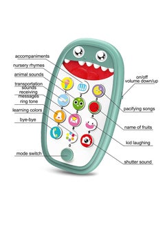 Generic Baby Musical Toys, Teething Phone Toy for Babies   Play and Learn for Children and Toddlers, Baby Shark Phone Toys with Light and Sound, Preschool Birthday Gift for Girl Boy 18+ Months RED  - Image 4