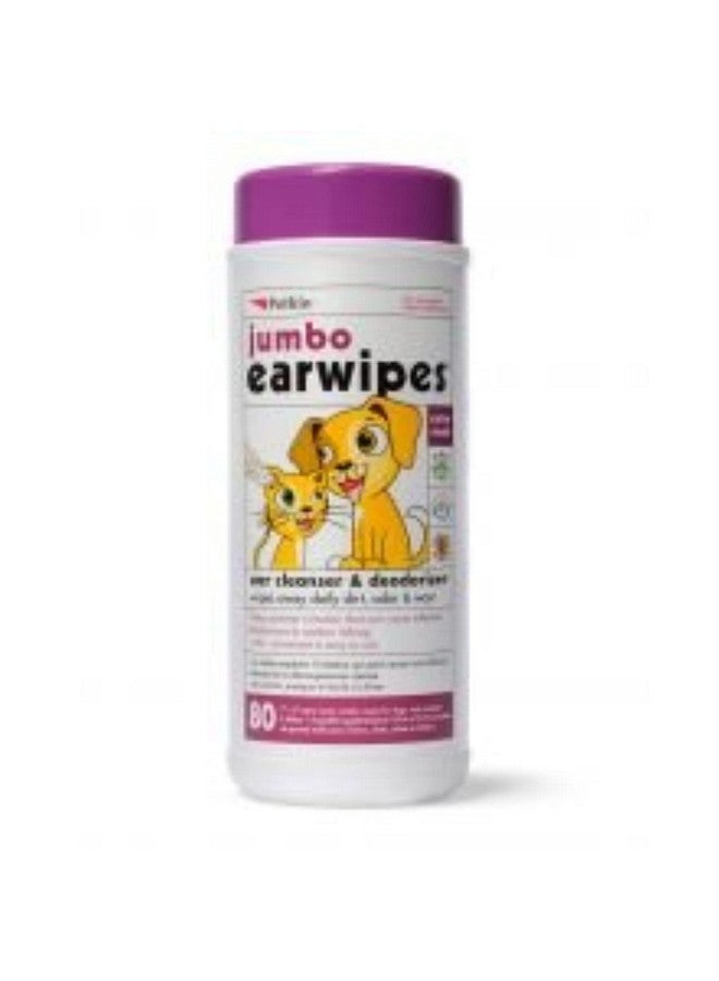 بيتكين مناديل تنظيف الأذن جامبو، 80 منديلًا - Image 1