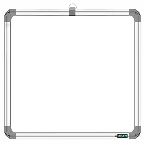 YAJNAS Non Magnetic Mini Writing Whiteboard & Chalkboard Combo 28x28 cm Reusable Writing Pad for Home School Study Practice - Image 4