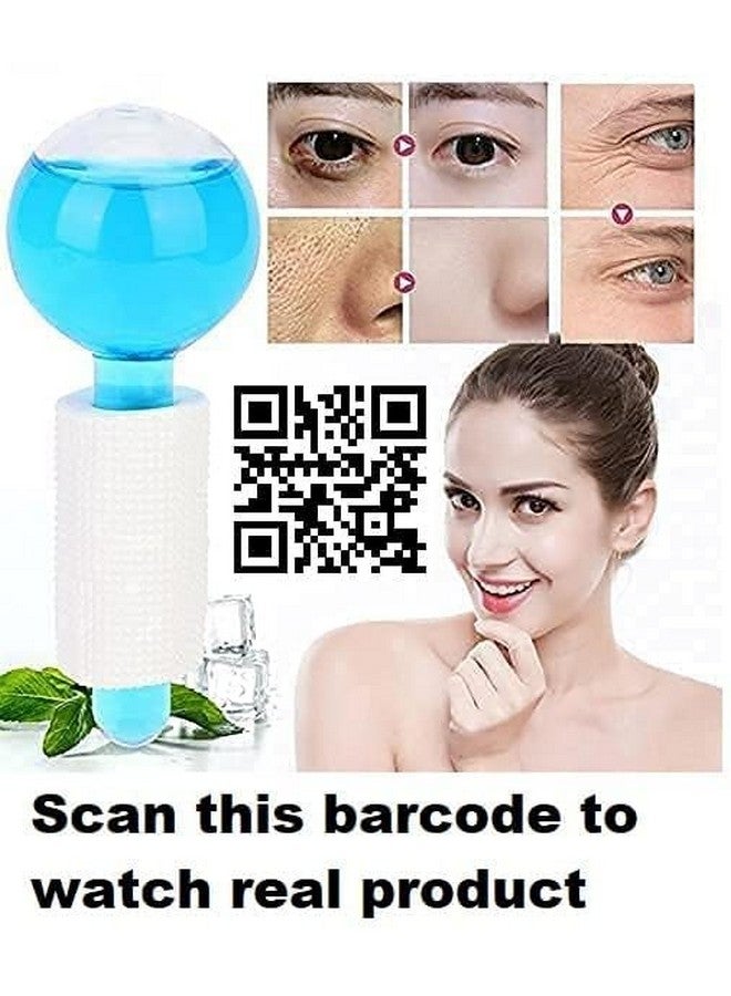 MAGHROLA 2pcs Ice Globes Roller for Face & Eyes, Facial Cooling Massage, Crystal Glass Energy Balls, Anti Aging, Tighten Skin, Redness Soothing, Face Wrinkle Remover, Beauty Care Tool - Image 2