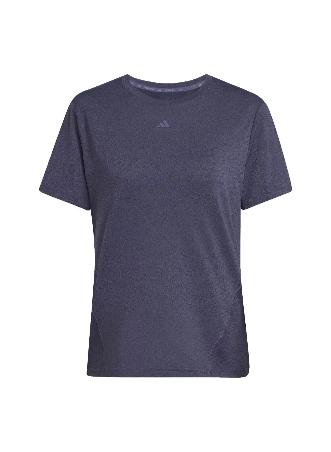 Adidas Adidas Wtr D4T T W Purple Training T-Shirts For Women