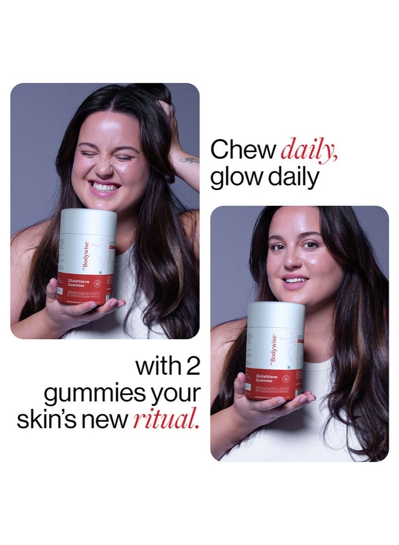 how many glutathione gummies per day Be Bodywise Be Bodywise Glutathione Gummies for Clear Radiant Skin |  Reduces Pigmentation, Enhances Radiance, Protects Against Pollution & UV  Damage | L Glutathione Gummies 250 Mg With Vitamin C