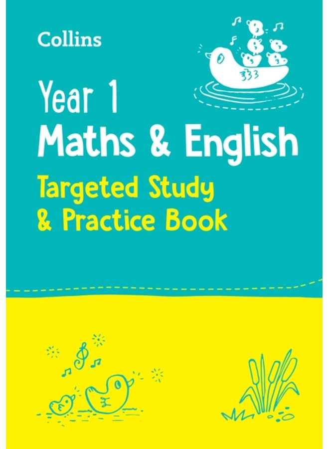 Year 1 Maths and English KS1 Targeted Study Practice Book Ideal for Use at Home - Paperback
