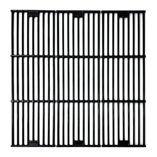 Direct store Parts DC114 (3-pack) 19.75" Porcelain Coated Cast Iron Grill Cooking Grates Replacement for Chargriller Gas Grill 2121, 2123, 2222, 2828, 3001, 3030, 3725, 4000, 5050, 5252, 5650,9020… - Image 1