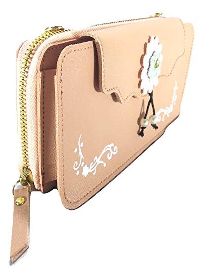 Dreamtrue Beige Color Sling Beg/Clutch for Girls/Womens with Mobile Pocket - Image 4