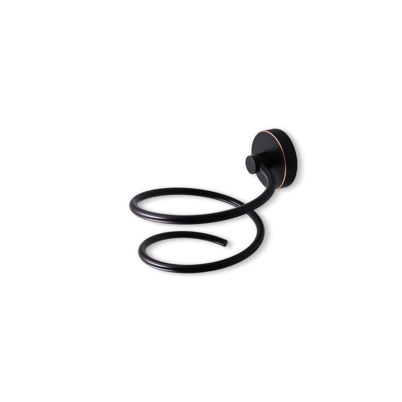 Hair Dryer Holder Hair Care Tools Holder Wall Mount Chrome Finished Stainless Steel Balck