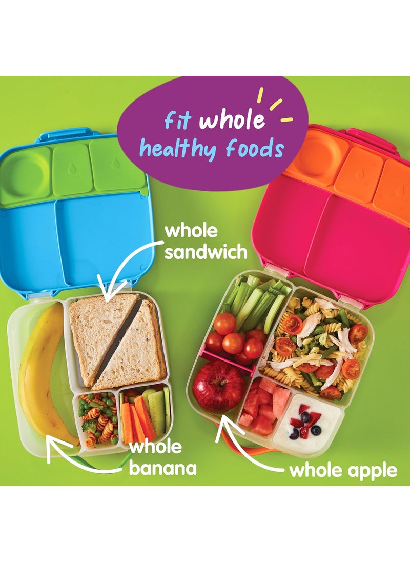 b.box b.box Lunch Box Strawberry Shake Pink Orange (Silicone)  - Image 4
