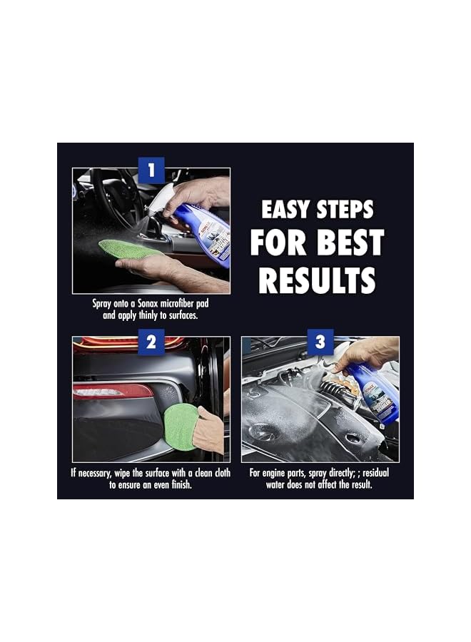 SONAX Sonax Xtreme Plastic Detailer - 500ml Interior & Exterior Plastic Restorer for Cars - Cleans, Nourishes, Protects & Revitalizes Plastic Surfaces - Image 3