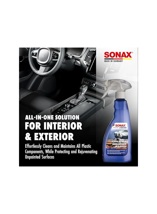 SONAX Sonax Xtreme Plastic Detailer - 500ml Interior & Exterior Plastic Restorer for Cars - Cleans, Nourishes, Protects & Revitalizes Plastic Surfaces - Image 5