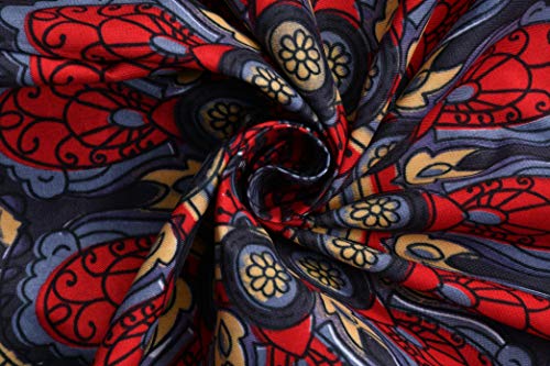 DIVINE OVERSEAS Diwan Set, Pack of 8 Pieces, 1 Single Bed Sheet 60 x 90 inches, 2 Bolster Covers 16 x 32 inches, 5 Cushion Covers 16 x 16 inches (Dark Grey Mandala) - Image 3