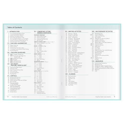 Learning Without Tears Printing Power Teacher's Guide, Age 7+, 2nd Grade+, Handwriting Practice, Writing Book, School & Home, Language Arts, Tutoring, Sensory - Image 2