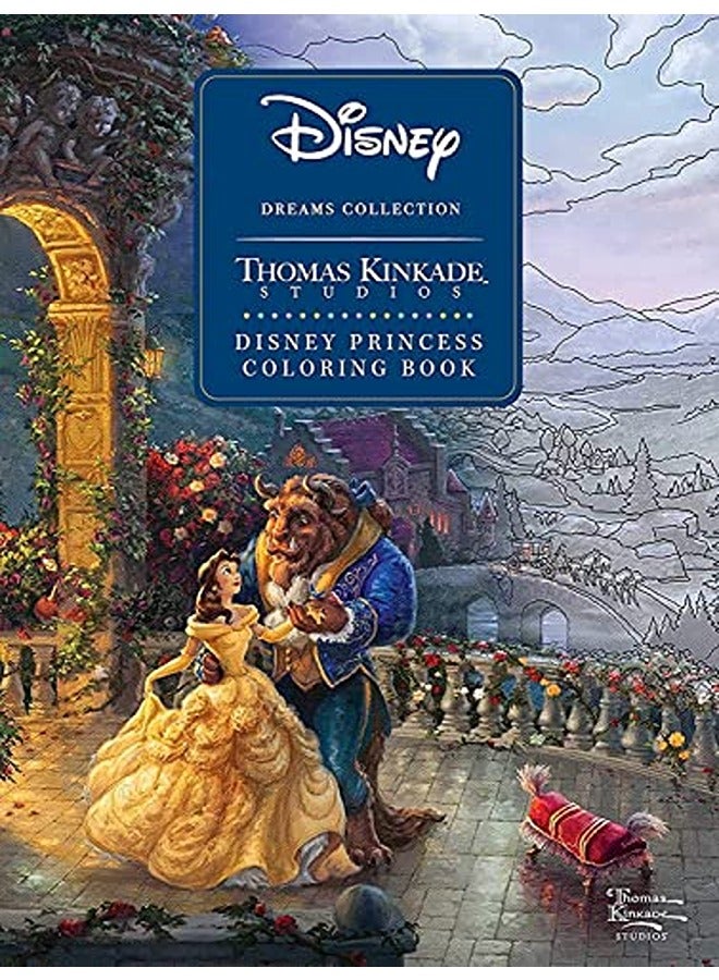 Disney Dreams Collection Thomas Kinkade Studios Disney Princess Coloring Book 