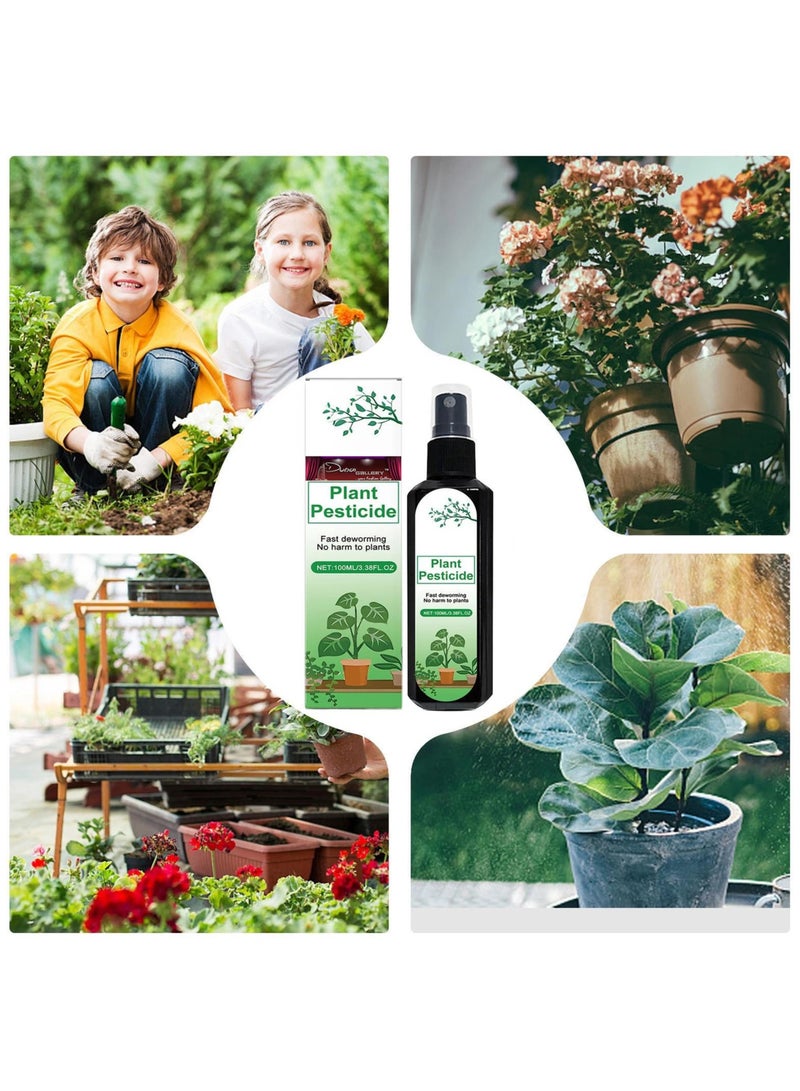 DubaiGallery Plant Pesticide Spray for Indoor and Outdoor Use, Fast Deworming, Safe for Plants, 100ml Easy Application Bottle  - Image 4