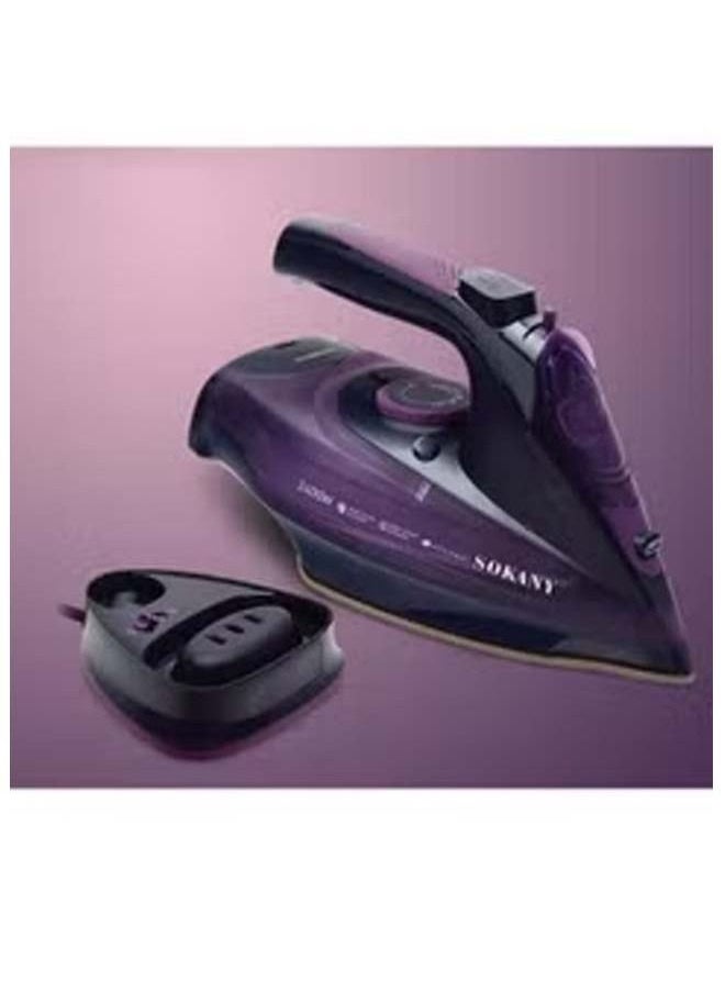 sokany - Cordless Steam Iron with Non-Stick Soleplate/Self Clean Function - Image 1
