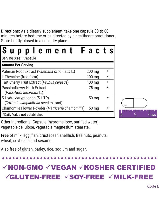 Bluebonnet Sleep Support Dietary Supplement for Adults - 30 Capsules - Image 3