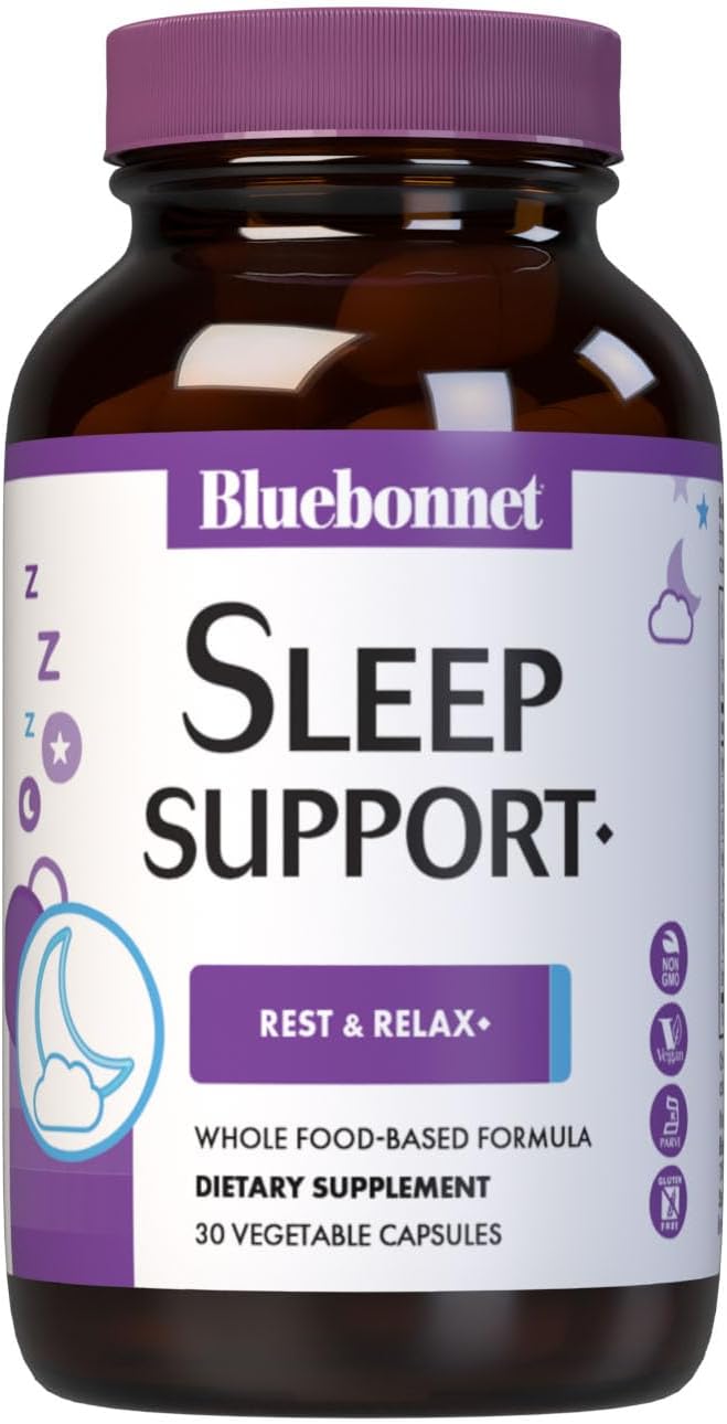 Bluebonnet Sleep Support Dietary Supplement for Adults - 30 Capsules - Image 1