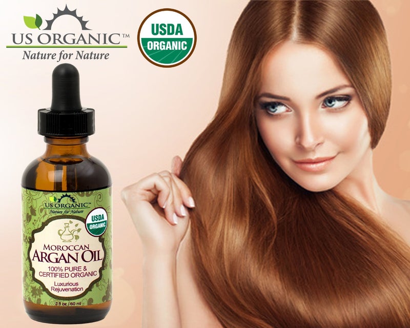 US Organic Moroccan Argan Oil, USDA Certified Organic,100% Pure & Natural, Cold Pressed Virgin, Unrefined, 2 Oz in Amber Glass Bottle, for Hair treatment, Skin, Nail, Cuticle, Sourced from Morocco. - Image 5