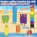 Toylogy كتل مغناطيسية - مجموعة بناء عالم الكتل التعليمية STEM - ألعاب تعليمية لمونتيسوري - ألعاب حسية للأطفال الصغار من 3 إلى 5 سنوات - ألعاب الأرقام - هدايا عيد ميلاد للأطفال من 3 إلى 8 سنوات - Image 4