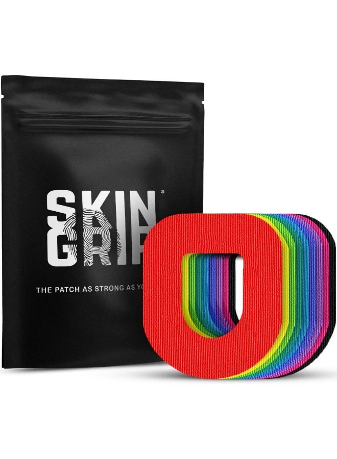 Skin Grip CGM Patches for Insulet Omnipod (20-Pack), Waterproof & Sweatproof for 10-14 Days, Pre-Cut Adhesive Tape, Continuous Glucose Monitor Protection - Image 1