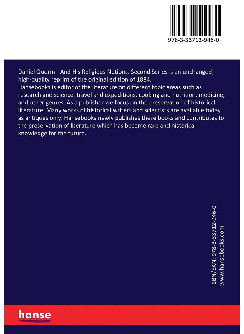 Daniel Quorm: And His Religious Notions. Second Series  - Image 2