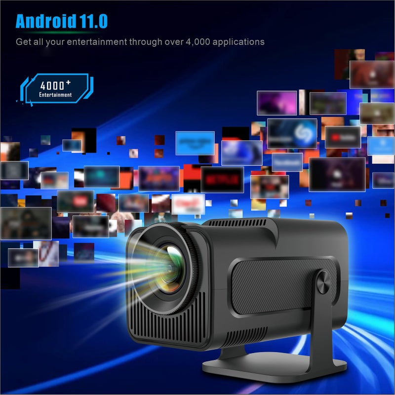 مشغّل عرض بلوحي LCD محمول بدقة 1080P، مشغّل عرض ذكي بتقنية بلوتوث للهواتف، بإصالة تلقائية ومضبوط بزاوية 180 درجة، مشغّل عرض سطح مكتب عالي الوضوح مع نظام أندرويد 11 المدمج - Image 2