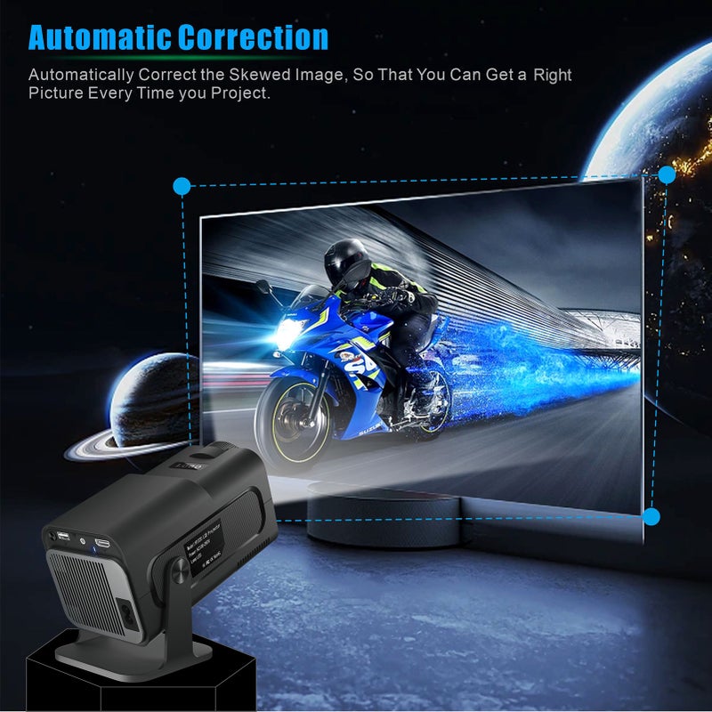 مشغّل عرض بلوحي LCD محمول بدقة 1080P، مشغّل عرض ذكي بتقنية بلوتوث للهواتف، بإصالة تلقائية ومضبوط بزاوية 180 درجة، مشغّل عرض سطح مكتب عالي الوضوح مع نظام أندرويد 11 المدمج - Image 4