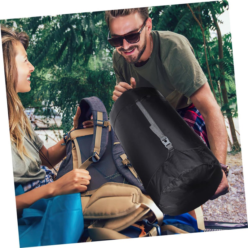 Polyester Compression Sack For Sleeping Bags With Drawstring And Buckle Closure - Image 4