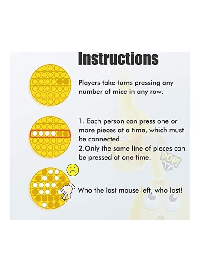 NIBEMINENT Push Pop Bubble Sensory Fidget Toy one sizecm - Image 3