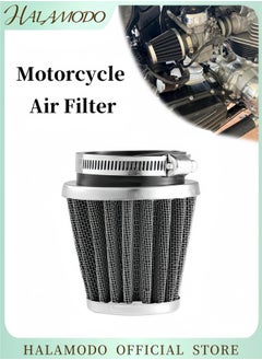 Generic Motorcycle Air Filter Replacement Conical Mesh Air Filter Air Intake Filter Motorcycle Mushroom Head Air Filter for Moped Scooter & ATV Dirt Bike & Motorcycle  - Image 1