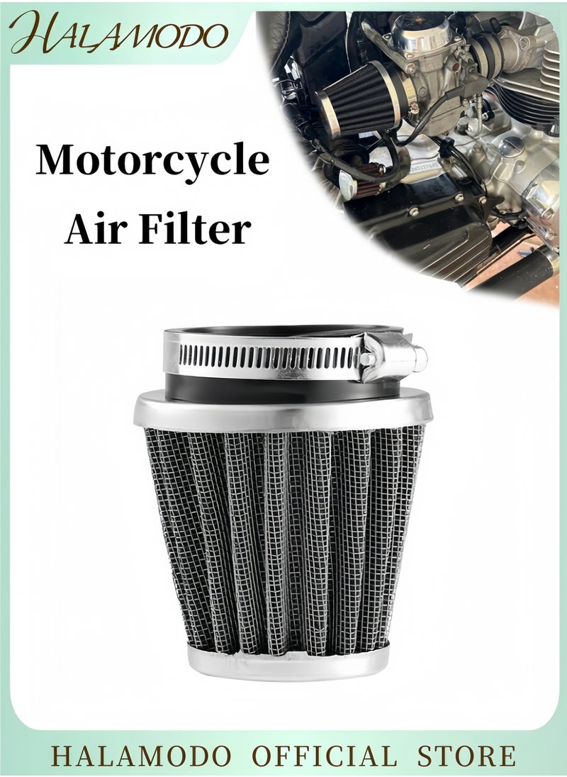 Generic Motorcycle Air Filter Replacement Conical Mesh Air Filter Air Intake Filter Motorcycle Mushroom Head Air Filter for Moped Scooter & ATV Dirt Bike & Motorcycle  - Image 1