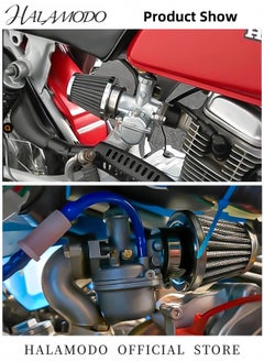 Generic Motorcycle Air Filter Replacement Conical Mesh Air Filter Air Intake Filter Motorcycle Mushroom Head Air Filter for Moped Scooter & ATV Dirt Bike & Motorcycle  - Image 3