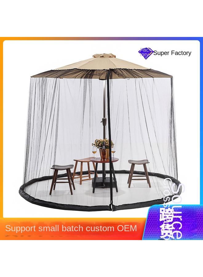 Bluejw Cross-border Explosion Roman Umbrella Seine Water Pipe Mosquito Net Outdoor Sunshade Anti-mosquito Net  Factory Source Mosquito Net - Image 2