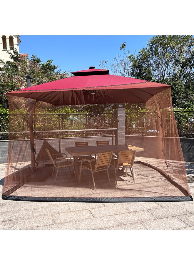 Bluejw Cross-border Explosion Roman Umbrella Seine Water Pipe Mosquito Net Outdoor Sunshade Anti-mosquito Net  Factory Source Mosquito Net - Image 4