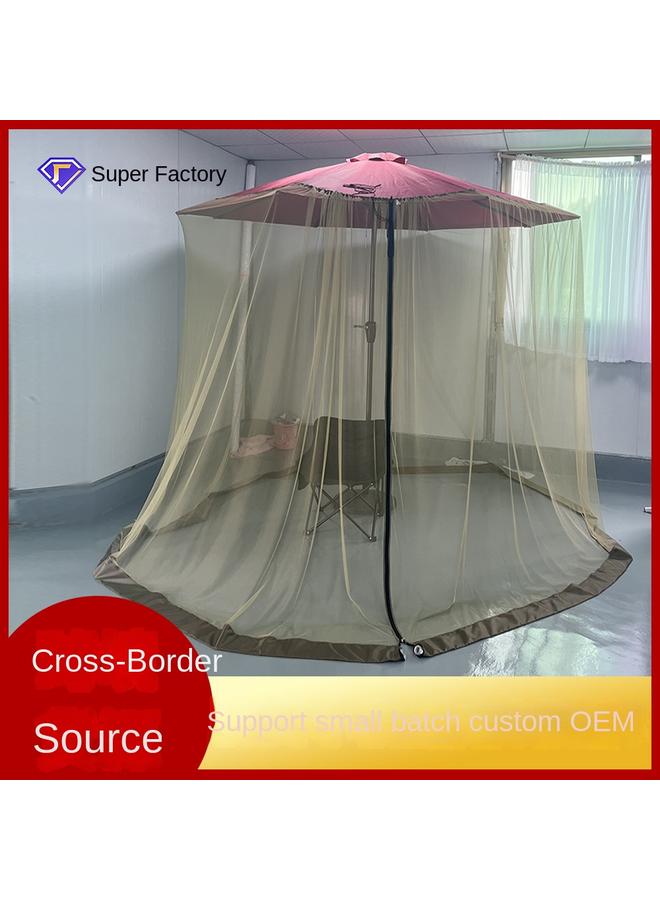 Bluejw Cross-border Explosion Roman Umbrella Seine Water Pipe Mosquito Net Outdoor Sunshade Anti-mosquito Net  Factory Source Mosquito Net - Image 3