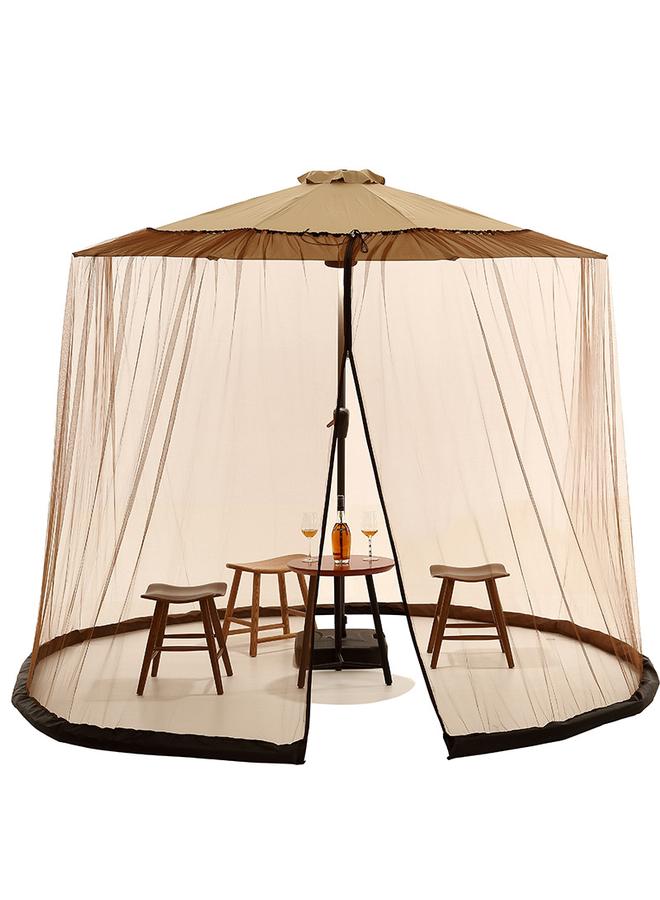 Bluejw Cross-border Explosion Roman Umbrella Seine Water Pipe Mosquito Net Outdoor Sunshade Anti-mosquito Net  Factory Source Mosquito Net - Image 1