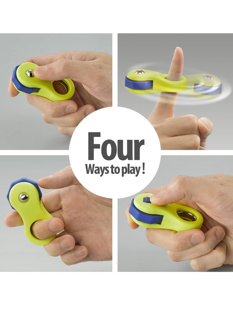 Excefore Fidget Toy, Fidget Spinners Toy for Adults and Kids, Gifts Suitable for Children with Autism and ADHD, Quiet Office Desk Toy, Excellent for Relieving Stress and Anxiety Toys (Yellow)  - Image 4