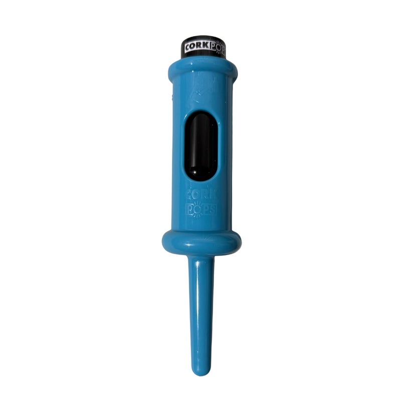 Cork Pops Marina Blue 65 Inch Original Wine Bottle Opener