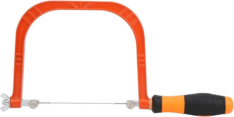 Coping Saw For Woodworking, Wire Saw Mini Adjustable Aluminum Alloy Hacksaw Blade Woodworking Cutting Manual For Woodworking Jewelry Plastic Metal Wood Cutting Crafts Making - Image 3