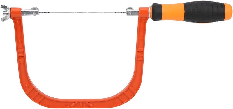 Coping Saw For Woodworking, Wire Saw Mini Adjustable Aluminum Alloy Hacksaw Blade Woodworking Cutting Manual For Woodworking Jewelry Plastic Metal Wood Cutting Crafts Making - Image 5
